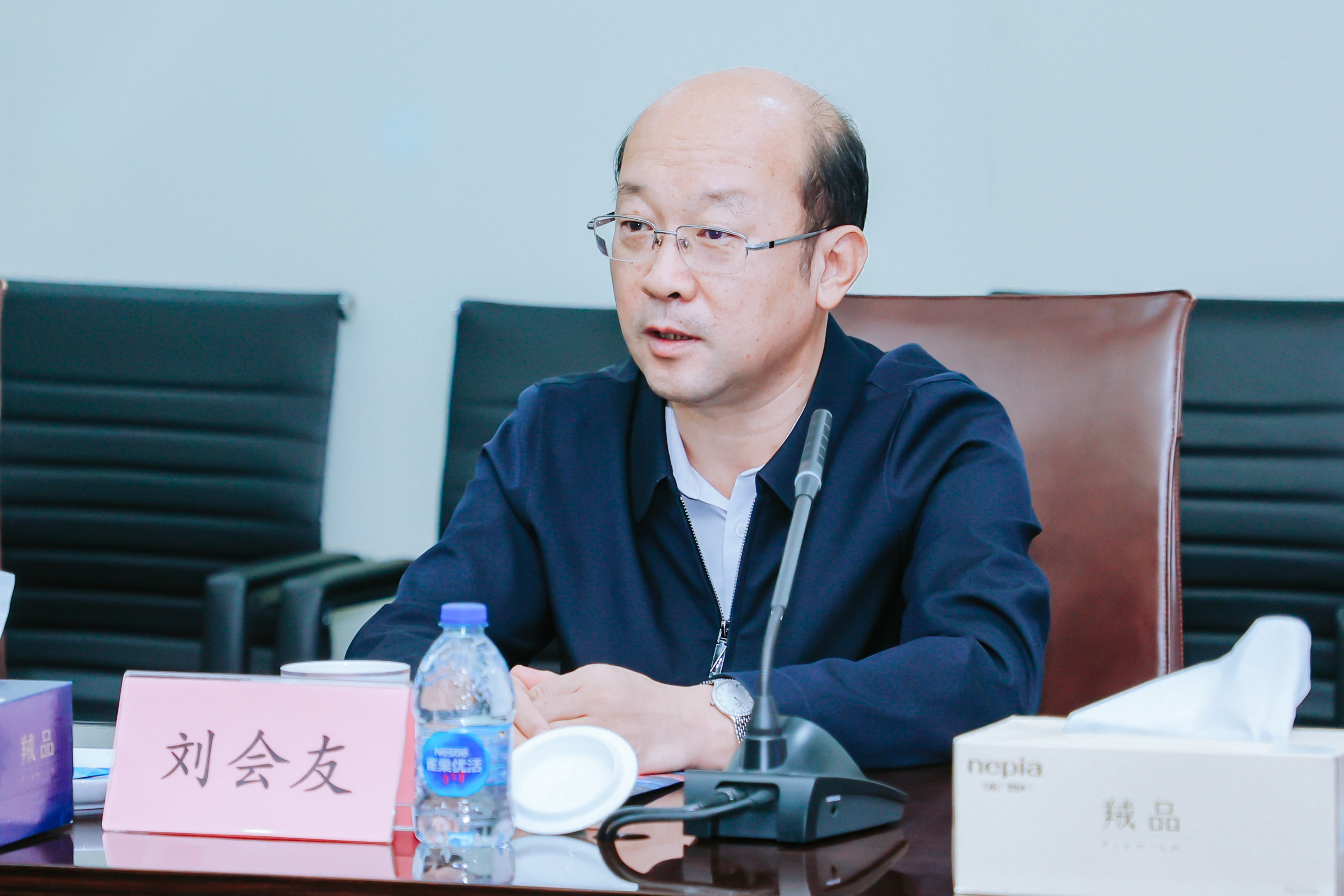 中國石化領(lǐng)導(dǎo)劉會友、張建闊一行蒞臨神開參觀考察(圖4)